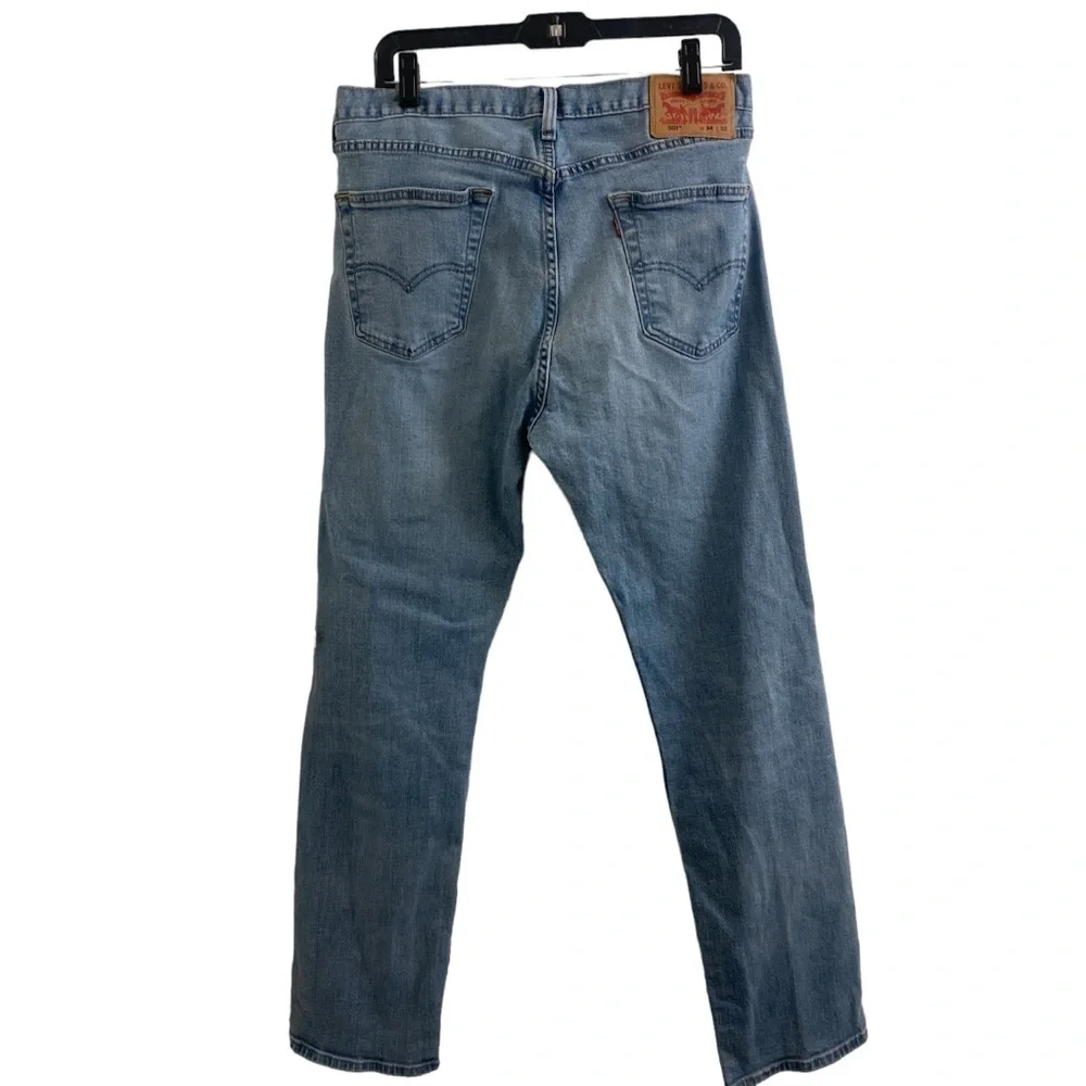 Levi's 501 Light Wash Button Fly Denim Light Wash‎ Jeans Sz 34 x 32